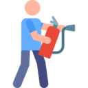 people,humanpictos,emergency,fire extinguisher